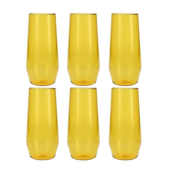 NEW 6-Pack: Fortessa Shatter-Resistant Iced Tea Glasses - Picture 1 of 3